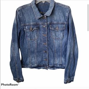 Kut from the Kloth Womens Jean Jacket Size Large